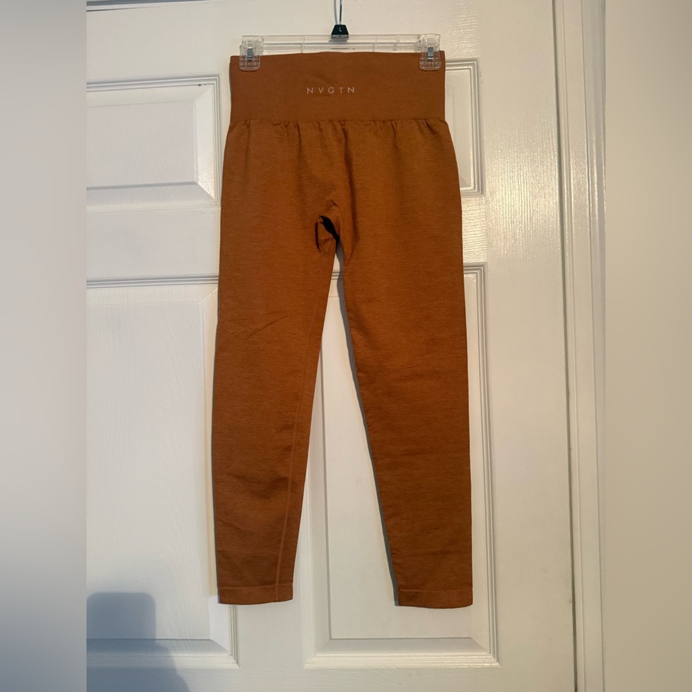 NVGTN Women's Tan Leggings - Picture 2 of 2